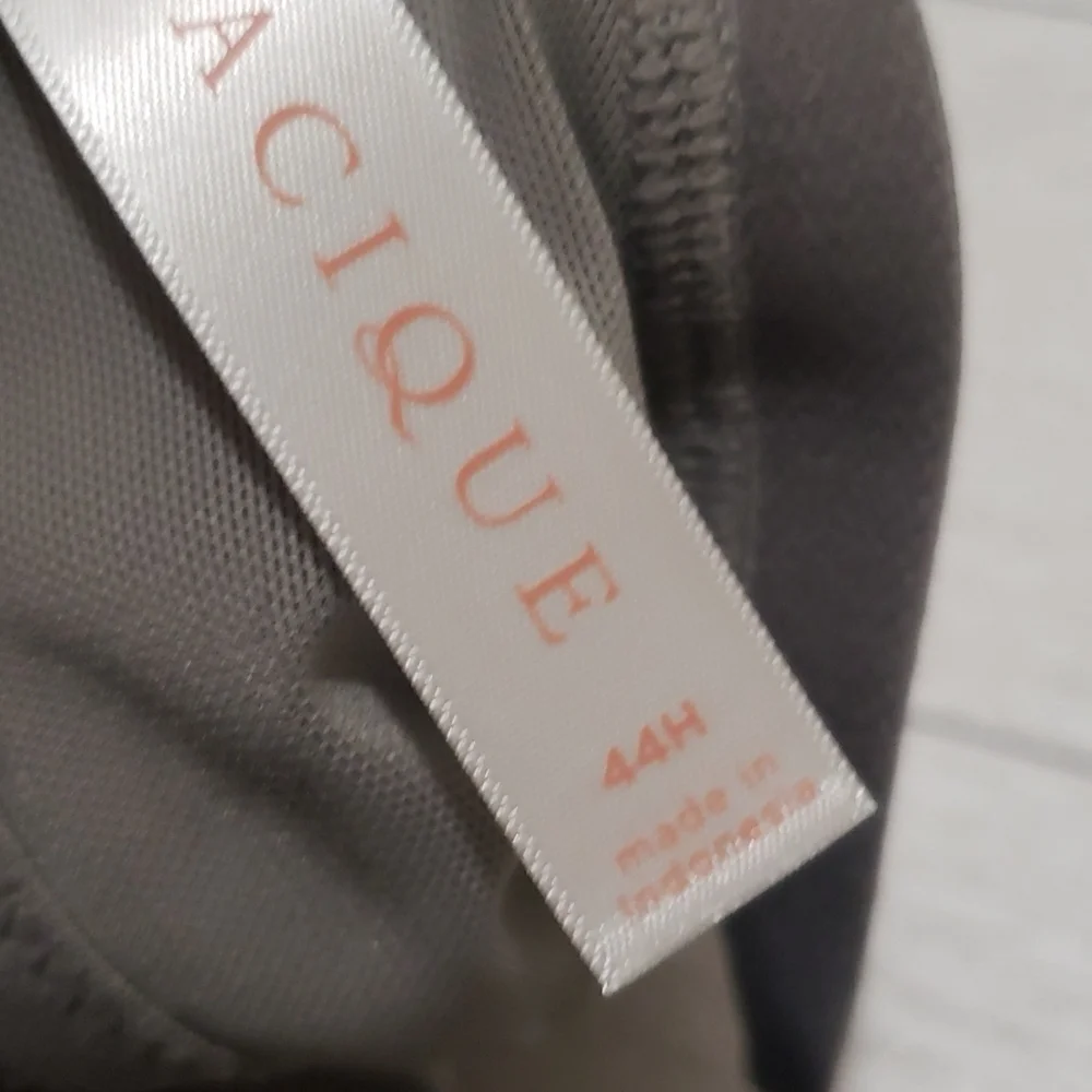 Cacique gray full coverage lightly lined new bra 44H
